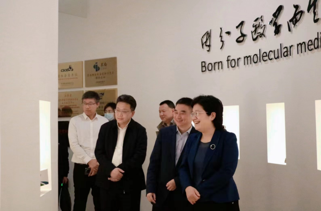 徐州市政府代表团莅临Topay钱包科技生物调研指导